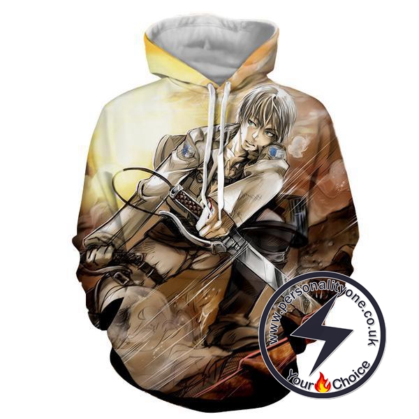 Attack On Titan -Eren Yeager 3D - Attack On Titan Hoodies